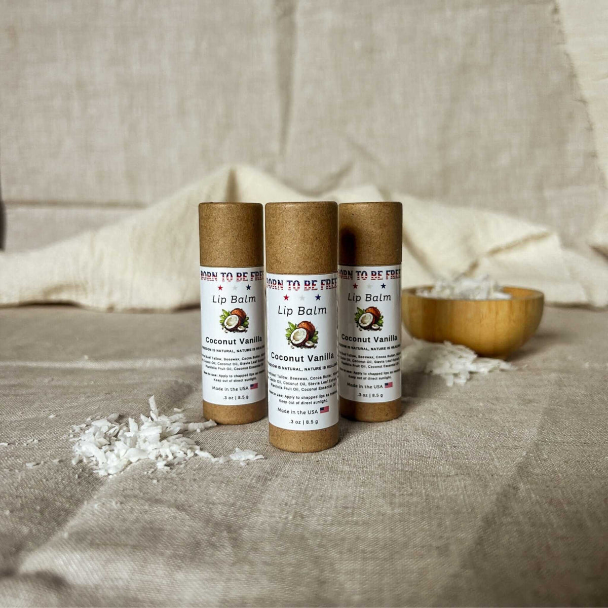 Coconut Vanilla Lip Balm - BIG FRENCHIES