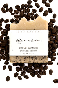 Coffee + Cream Handmade Tallow and Goat Milk Soap Bar - BIG FRENCHIES