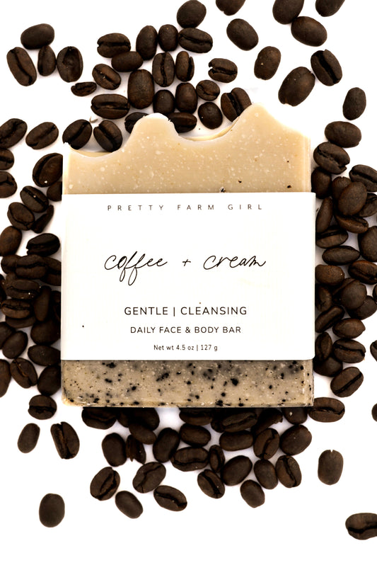 Coffee + Cream Handmade Tallow and Goat Milk Soap Bar - BIG FRENCHIES