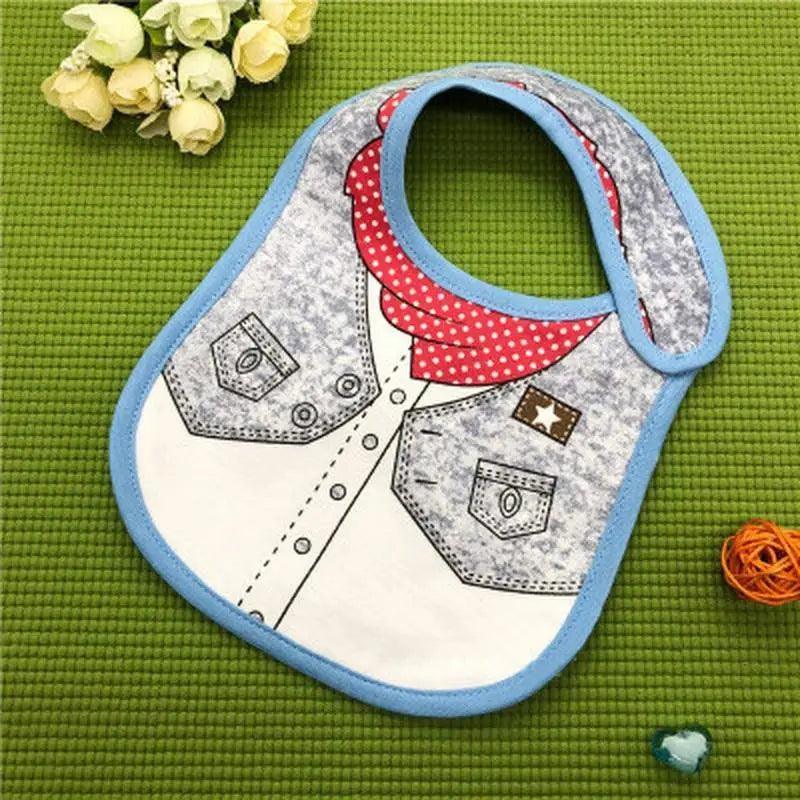 Collar Baby Festive Dress Cotton Cute Pattern Bibs for Newborn Boy Girl - BIG FRENCHIES