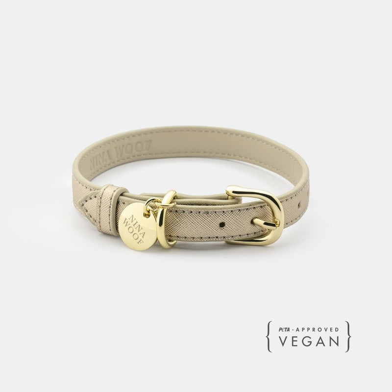 Collar - Vegan Leather-Pet Collars & Harnesses-BIG FRENCHIES-Nina Woof