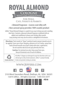 Jeffers Pet Colognes with Coat Conditioner, 16 oz Spray