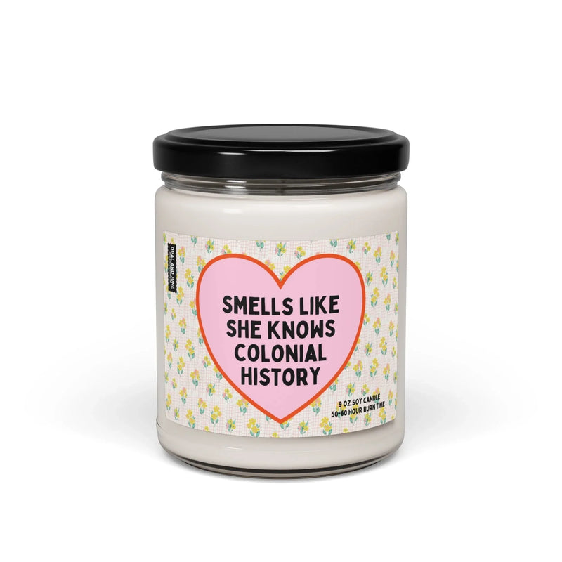 Colonial History Gift: 9 Oz Candle - BIG FRENCHIES