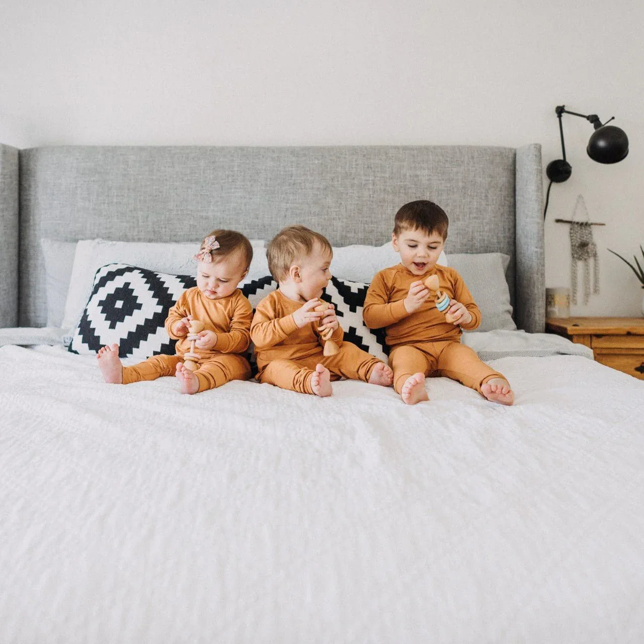 Color Block Classic Baby Rattle - BIG FRENCHIES