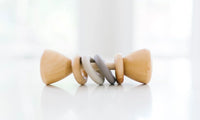 Color Block Classic Baby Rattle - BIG FRENCHIES