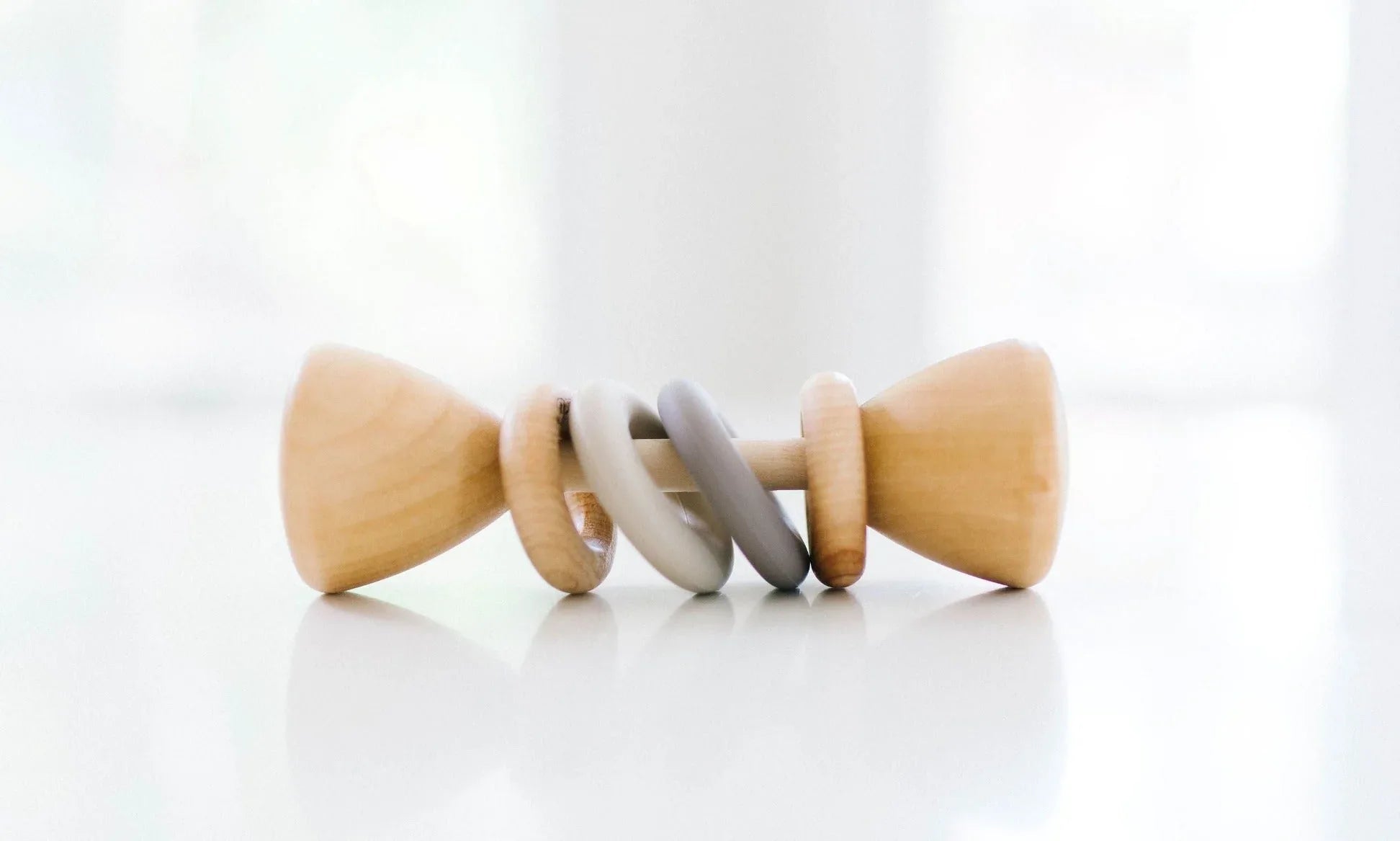 Color Block Classic Baby Rattle - BIG FRENCHIES