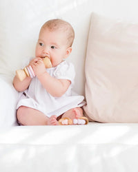 Color Block Classic Baby Rattle - BIG FRENCHIES