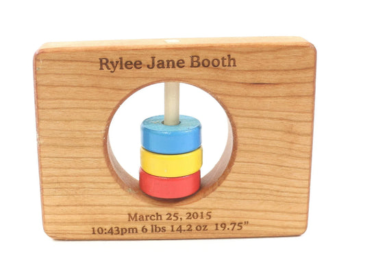 Colorado State Wooden Baby Rattle™ - BIG FRENCHIES