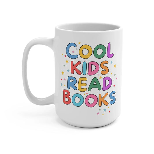 Cool Kids Read Books Mug - BIG FRENCHIES