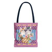 Colorful Cat Mom Tote Bag - BIG FRENCHIES