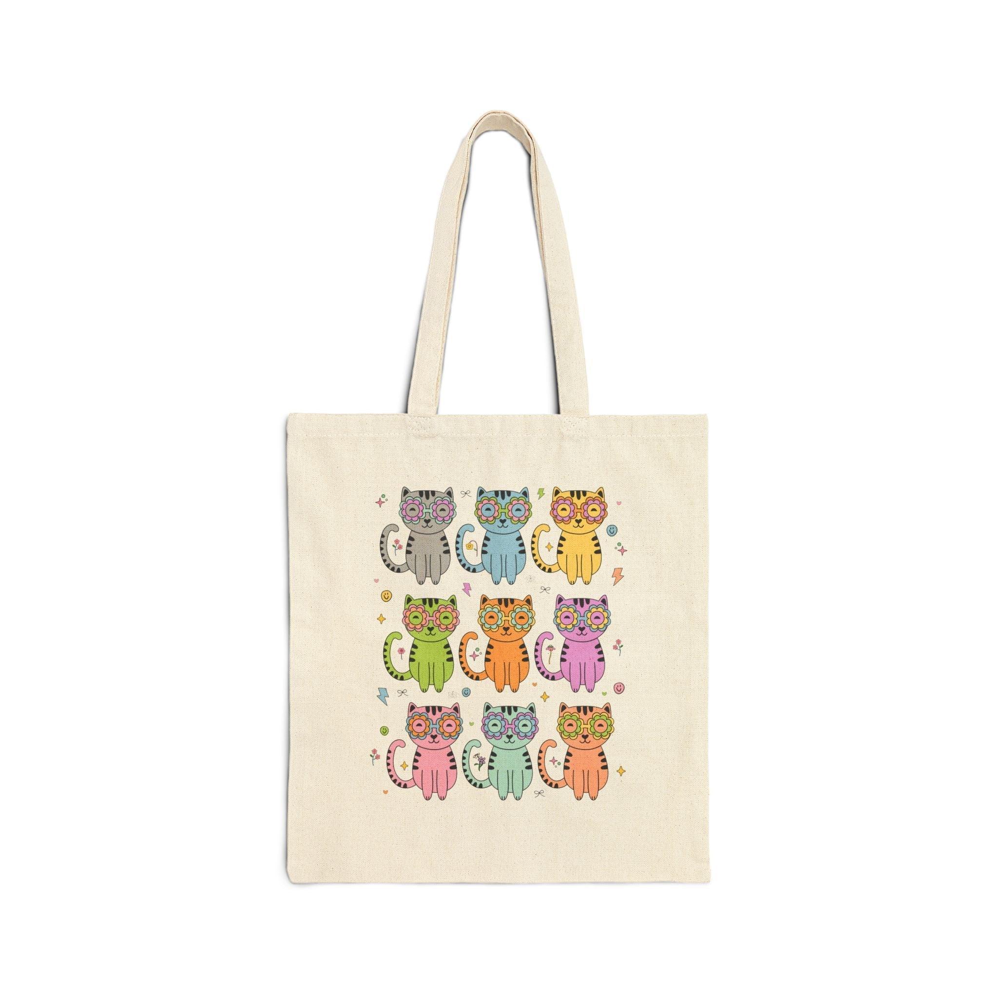 Colorful Cat Tote Bag - BIG FRENCHIES