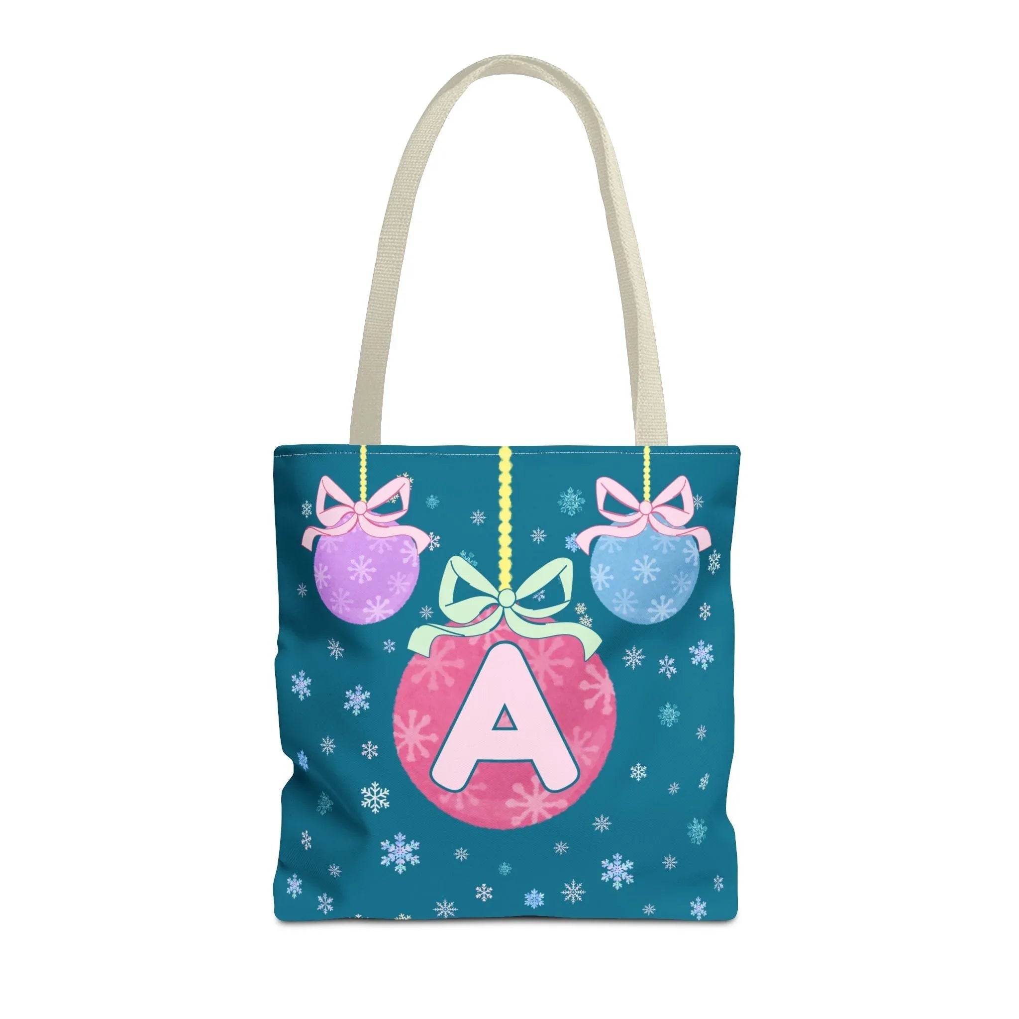 Colorful Christmas Tote: A - BIG FRENCHIES