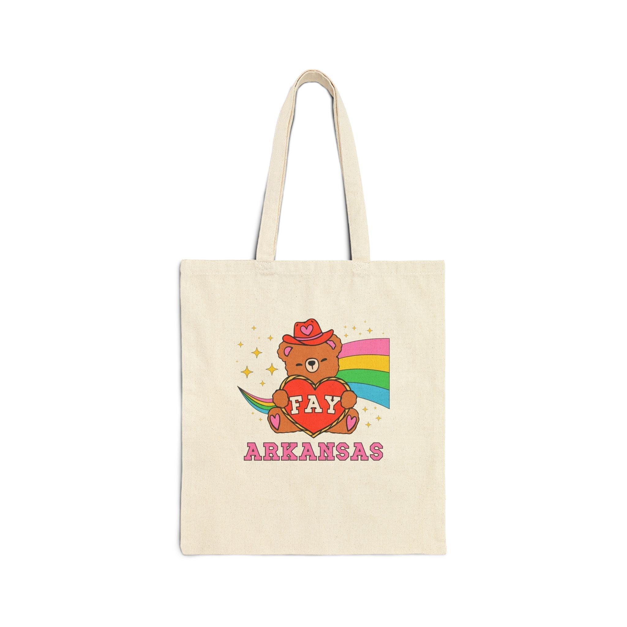 Colorful Fayetteville Arkansas Tote - BIG FRENCHIES