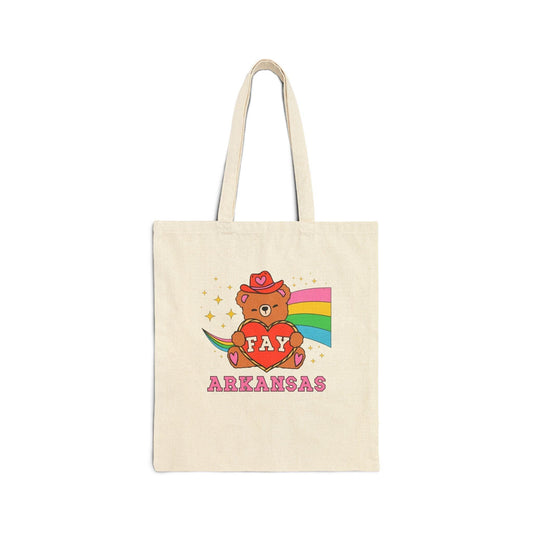 Colorful Fayetteville Arkansas Tote - BIG FRENCHIES
