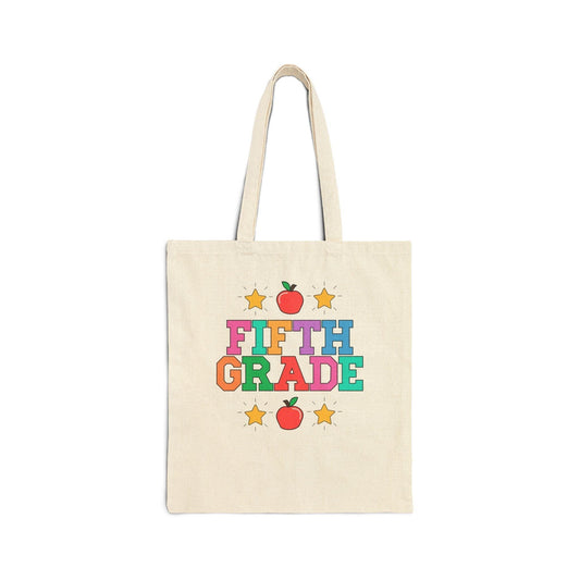 Colorful Fifth Grade Teacher Tote - BIG FRENCHIES