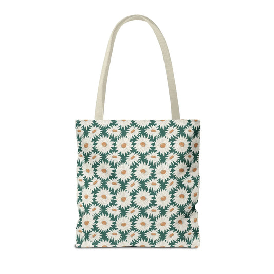 Colorful Floral Tote Bag with Initial and Cute Gingham Pattern, Pink and Green Tote Bag for Daughter or Sorority Sister, Birthday Gift: Y - BIG FRENCHIES