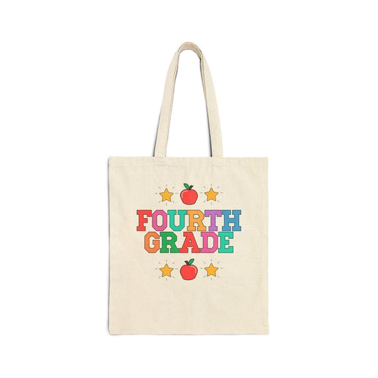 Colorful Fourth Grade Teacher Tote - BIG FRENCHIES