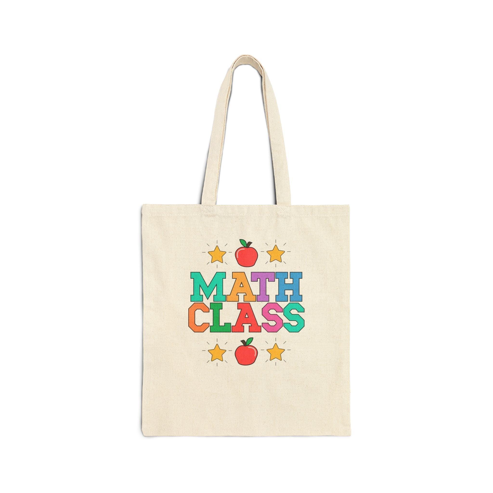 Colorful Math Teacher Tote - BIG FRENCHIES