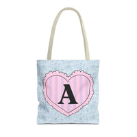 Heart Initial Tote: A - BIG FRENCHIES