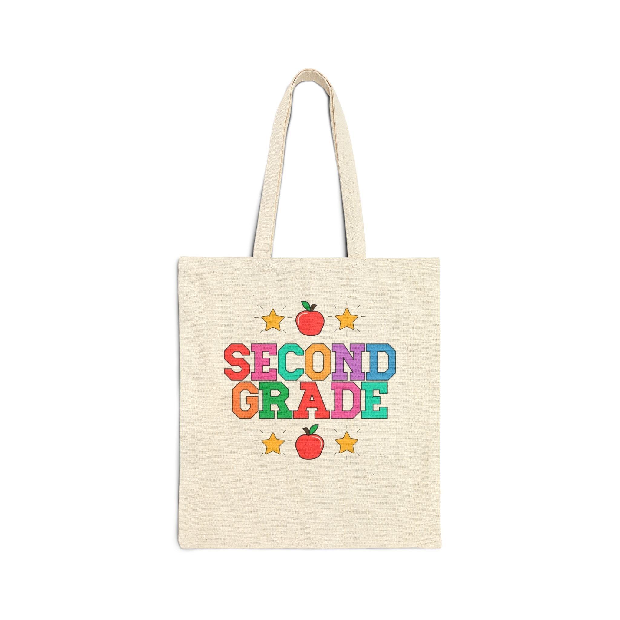 Colorful Second Grade Teacher Tote - BIG FRENCHIES