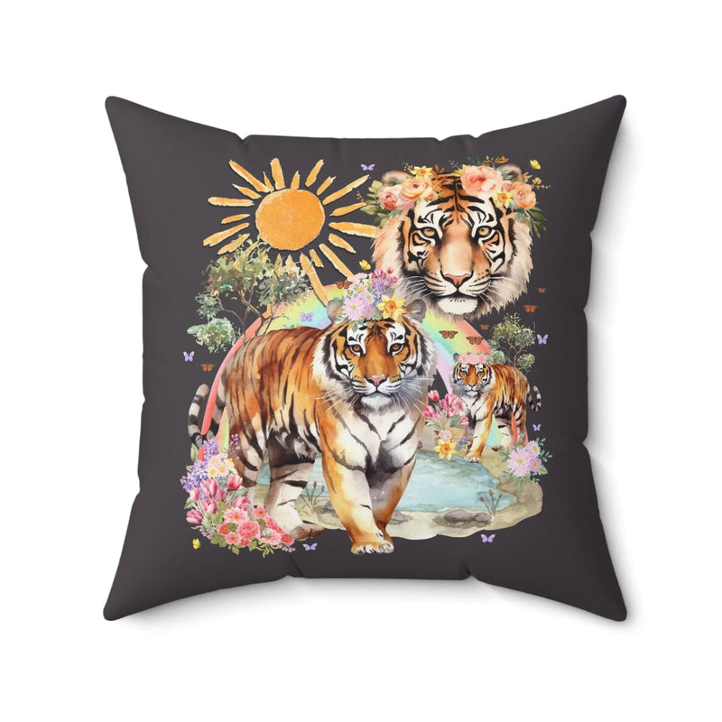 Colorful Tiger Pillow - BIG FRENCHIES