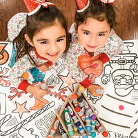 Christmas Coloring Tablecloth - BIG FRENCHIES