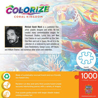 Colorize Coral Kingdom 1000 Piece Puzzle | Masterpieces Puzzles - BIG FRENCHIES