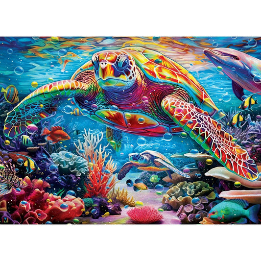 Colorize Coral Kingdom 1000 Piece Puzzle | Masterpieces Puzzles - BIG FRENCHIES