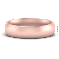 Comfort Fit Mens Wedding Band