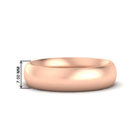 Minimalist 4mm Mens Wedding Band