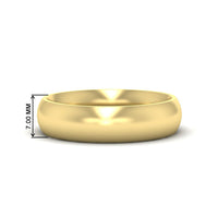 Minimalist 4mm Mens Wedding Band