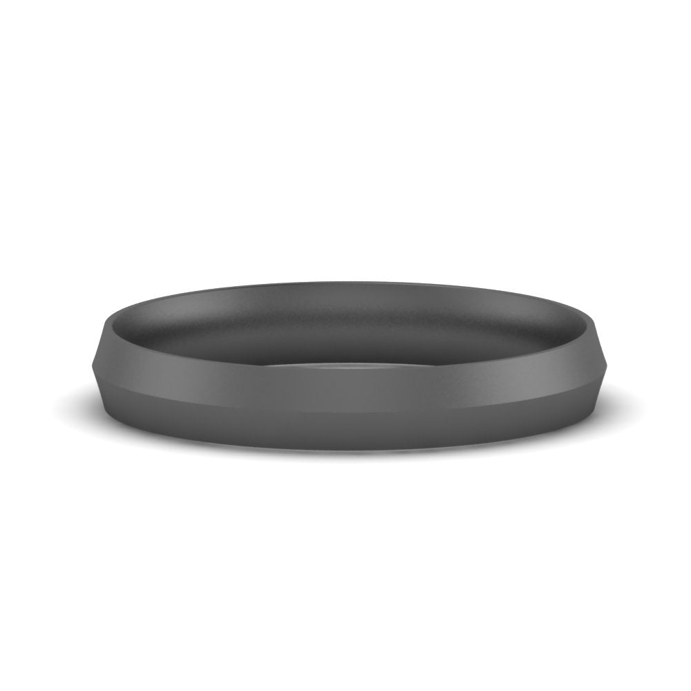 4 mm Comfort Fit Knife Edge Mens Band