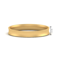 4 mm Comfort Fit Concave Mens Band