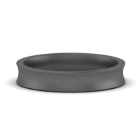 4 mm Comfort Fit Concave Mens Band