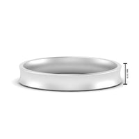4 mm Comfort Fit Concave Mens Band