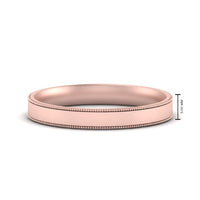 4 mm Stepped Edge Comfort Fit Flat Mens Band