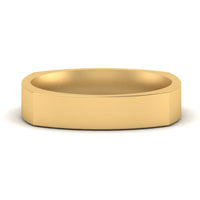 Square Comfort Fit Mens Wedding Band