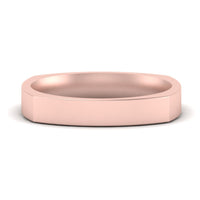Square Comfort Fit Mens Wedding Band