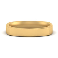 Square Comfort Fit Mens Wedding Band