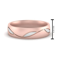 Comfort Fit Two Tone Mens Band