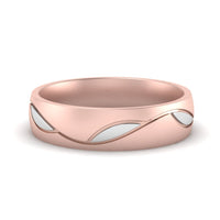 Comfort Fit Two Tone Mens Band