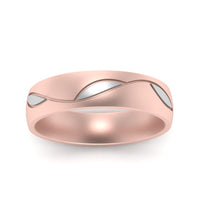 Comfort Fit Two Tone Mens Band
