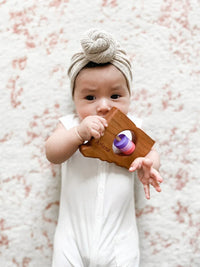 Connecticut State Wooden Baby Rattle™ - BIG FRENCHIES