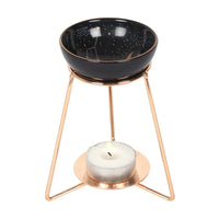 Purple Star Sign Oil Burner and Wax Warmer On Metal Base - BIG FRENCHIES