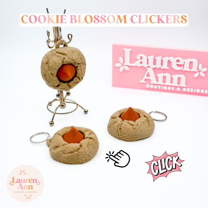 PEANUT BUTTER BLOSSOM COOKIE CLICKER FIDGETS – LIMITED DROP!