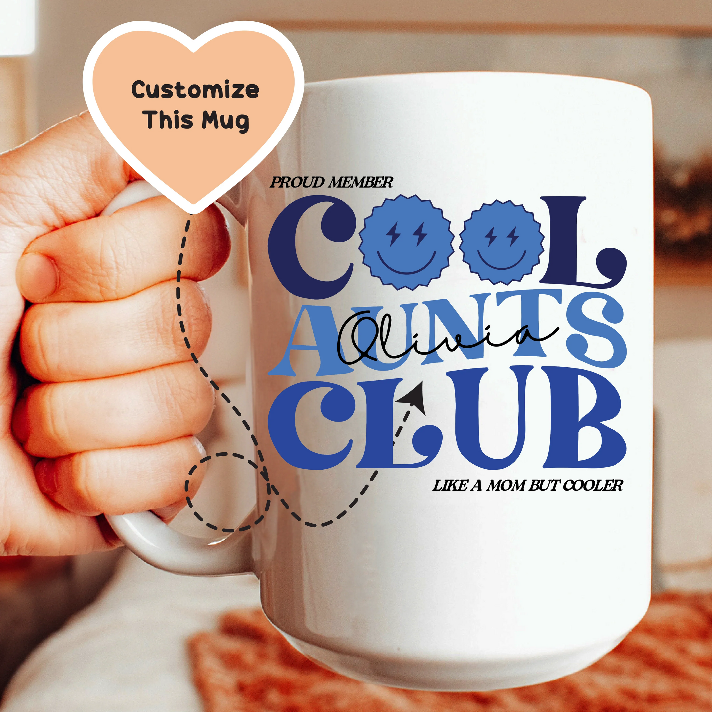 Cool Aunts Club Custom Mug - BIG FRENCHIES