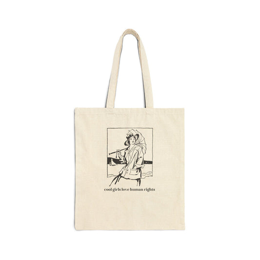 Cool Girls Love Human Rights Tote - BIG FRENCHIES