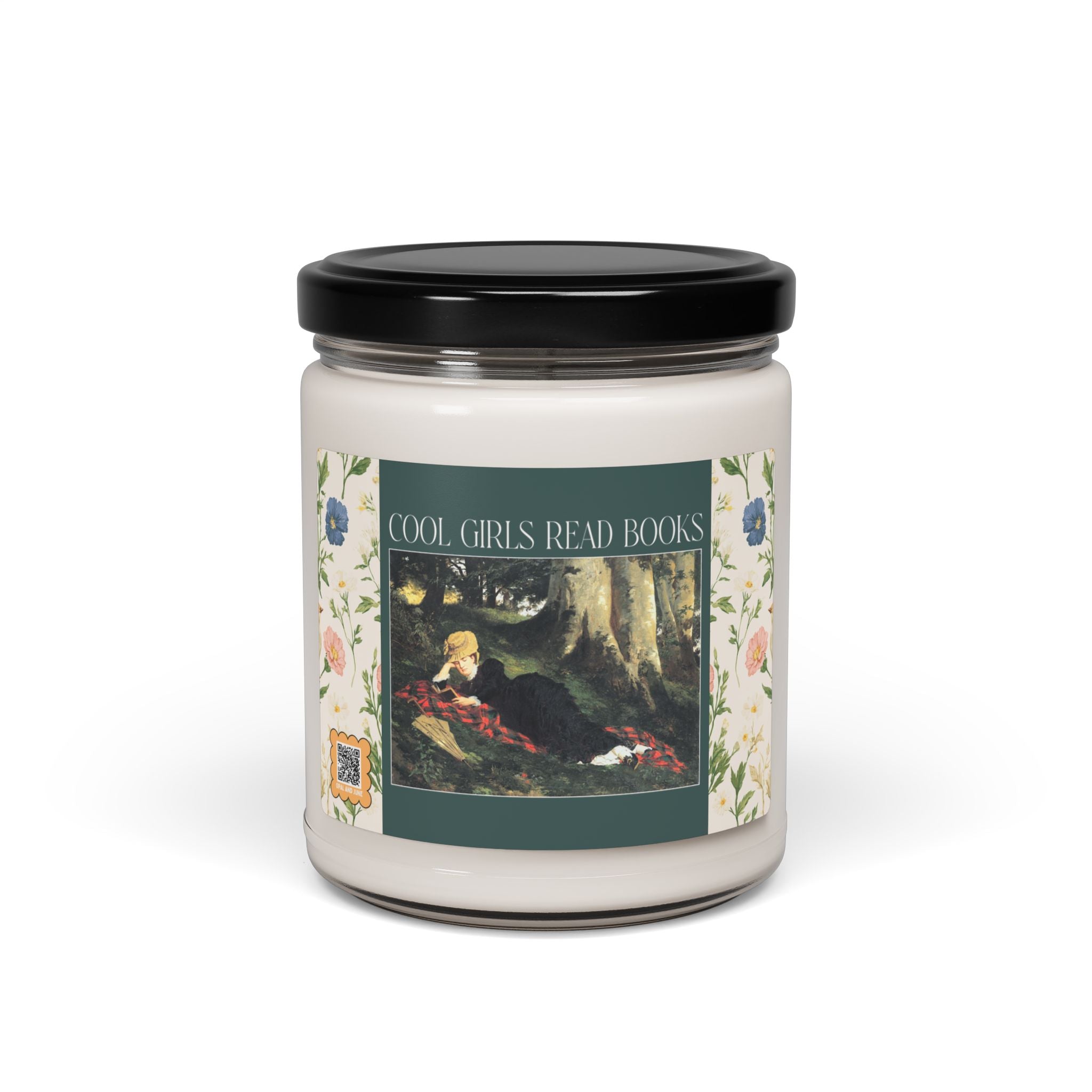 Cool Girls Read Books Candle