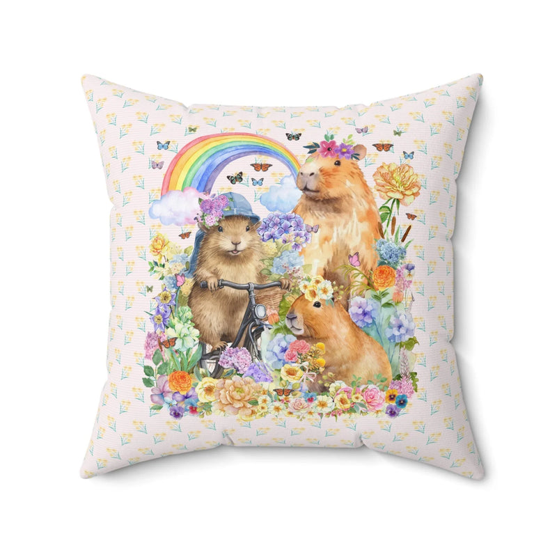 Cottagecore Boho Capybara Pillow - BIG FRENCHIES