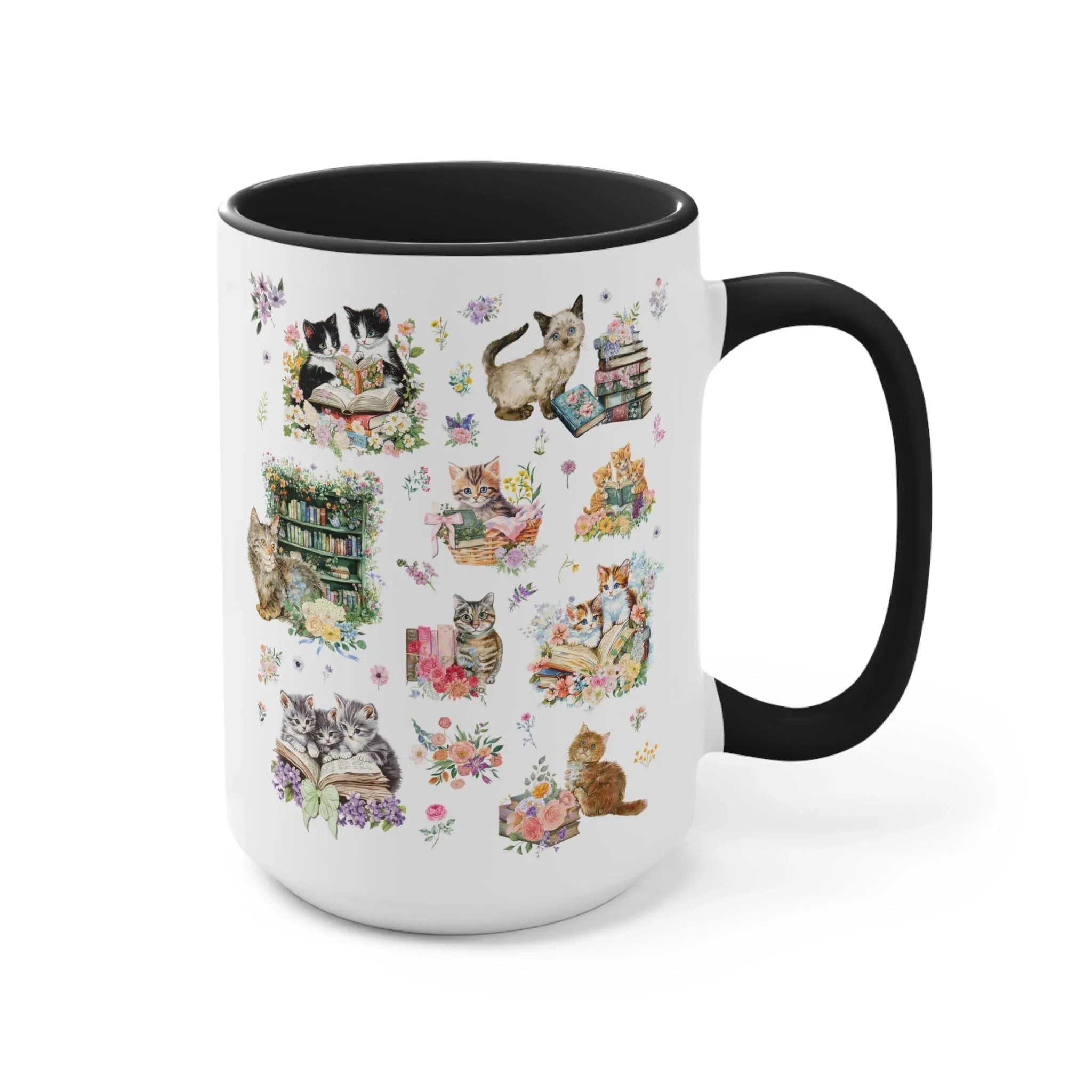 Bookish Cat Coffee Mug - BIG FRENCHIES